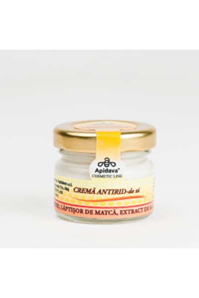 Apidava Crema Antirid de Zi cu Miere, Laptisor de Matca si Extract de Salcam,...