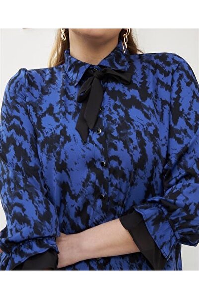 RMG Gamze Moda Plus Size Satin Shirt