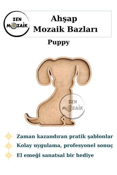 Zen Mozaik Kolay Mozaik Yapım Bazı | Boyama ve Mozaik Yapımına Uygun Hazır Şa...