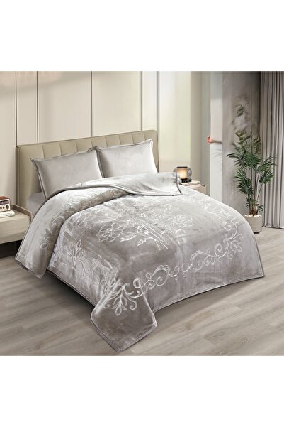 Roshen بطانية شتوي نفرين 8 كيلو محفور سادة بملمس فائق النعومة مقاس 200 في 240...