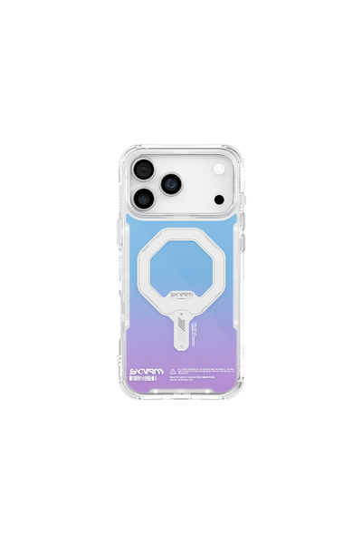 Skinarma iPhone 17 Pro Max Uyumlu Kılıf M-Safe Özellikli IML Baskılı Holograf...