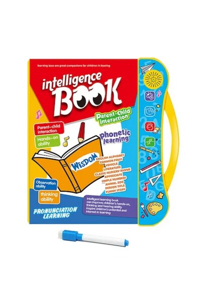 OEM Set de jucării interactive, carte de activități audio, 20 de pagini, voca...