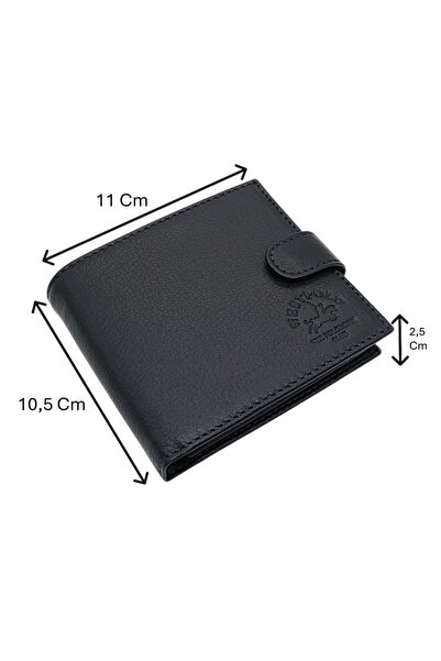 Westpolo Hakiki Deri Kağıt Para, Bozuk Para ve Bol Kart Bölmeli Patlı Erkek C...