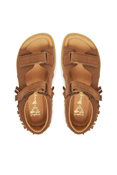 Mrugala Σανδάλια για αγόρια καφέ MRUGAŁA-INDIAN SUMMER 1345/5-30 CARAMEL