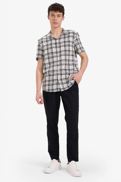 DeFacto Men's Canvas Trousers Z6475Az/Bk81 Black