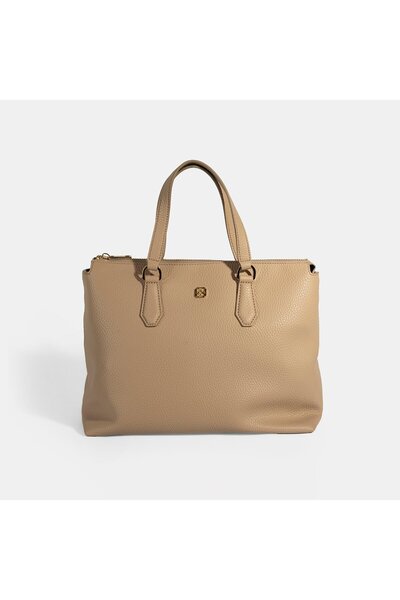 Desa Geantă de umăr bej pentru damă 