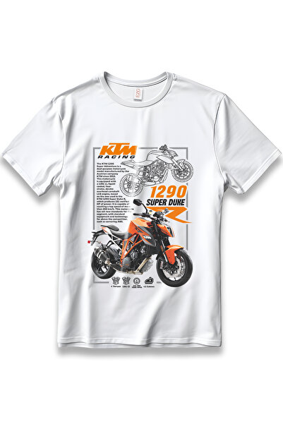 EZG Business تي شيرت KTM 1290 SUPERDUKE Motorcyclist موديل للجنسين 100% قطن م...
