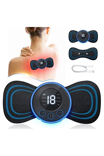 Mirfa جهاز تدليك الفراشة يستخدم لتدليك الجسم، جهاز تدليك الرقبة المحمول اللاس...