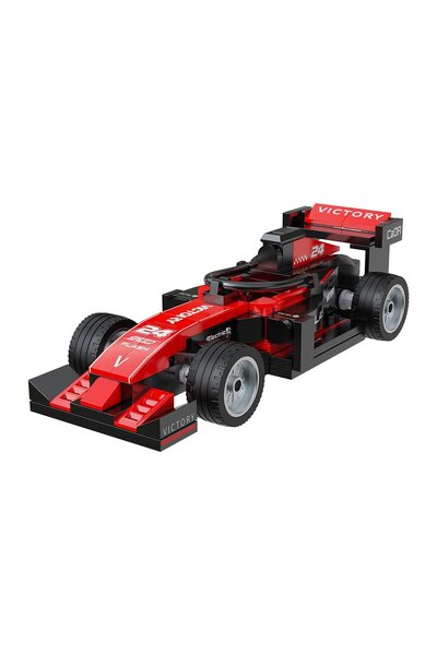 BYCEGU C55054W Cada Red Formula Racing Car 123 Pieces Block Toy