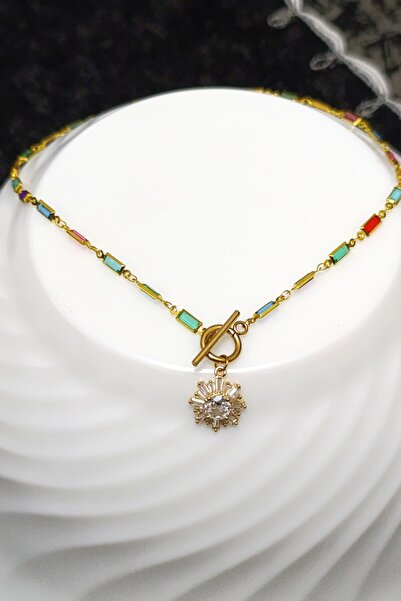 Angels And Wings قلادة أنيقة وراقية من الفولاذ المرصع بالأحجار من السلسلة الخاصة