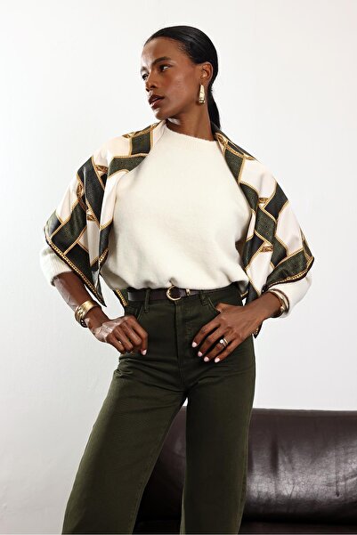 5in1Canpolat إكرو تريكو ناعم الملمس برقبة دائرية 251297