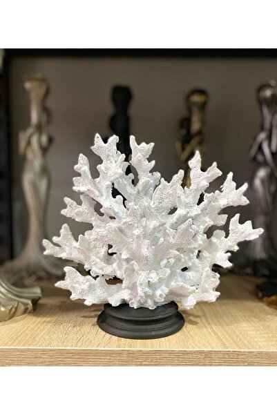 Mirsa Global Dekotatif Şık Mercan biblo Polyester