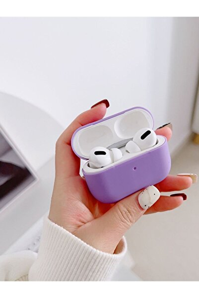 daystar Yeni Apple AirPods Pro 3. Nesil ile Uyumlu İçi Kadifeli Lansman Lila ...