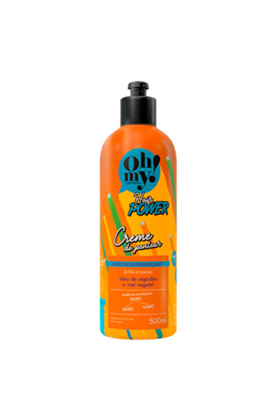 Oh My! Creme de pieptanare, par cret, Hair Power, 500 ml