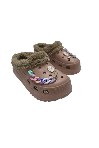 Akınal Bella Stone Women's Winter Slippers
