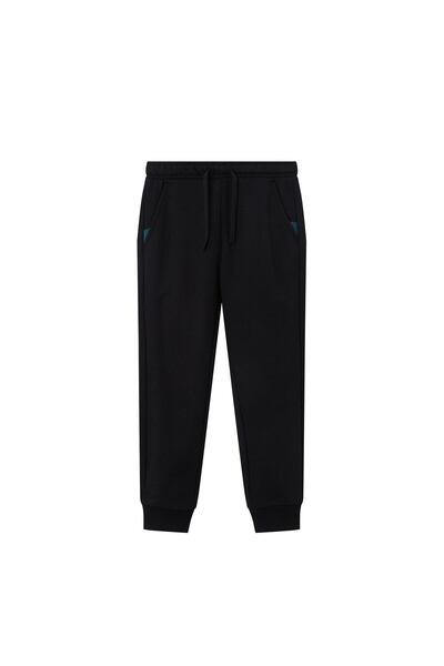 Giordano بنطال رياضي بخصر مطاطي من قماش تيري الفرنسي للصغار