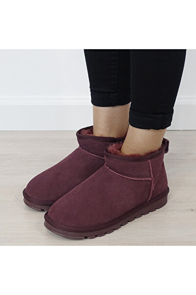 SOFILINE Ghete vișinie din piele naturală B-W5821 118