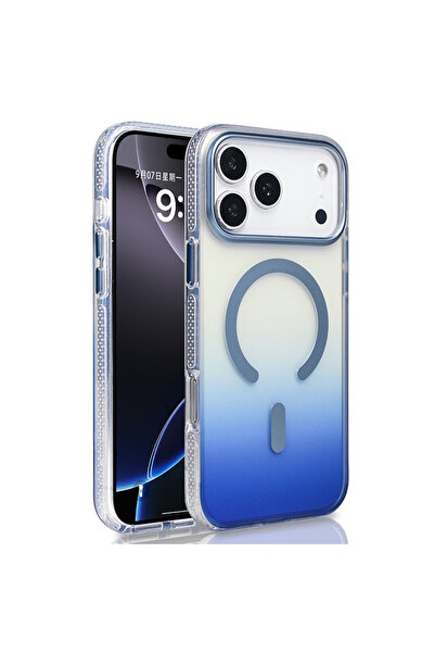 m.tk moveteck iPhone 17 Pro Max Kılıf Magsafe Şarj Özellikli Transparan Kozmi...