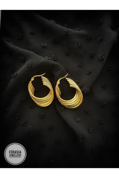 MODA Katmanlı Halka Küpe