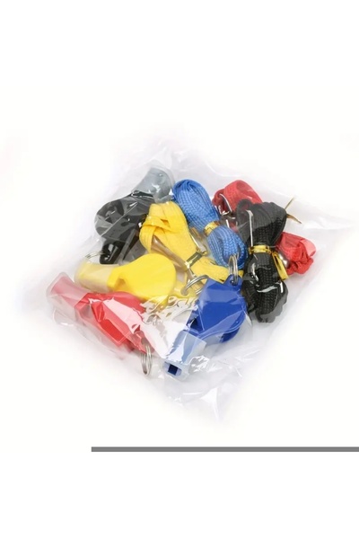 ORGANICYOU PUJIANG 4'lü Antrenör Düdükleri ve Askılı, ABS Malzeme, Spor Eğitimi Hakem Düdükleri