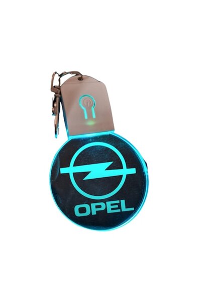 T&M Personalizare Breloc acrilic cu LED - Opel, multicolor