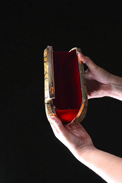 HFKY Γυναικεία τσάντα βραδινού φορέματος. Τσάντα συμπλέκτης.