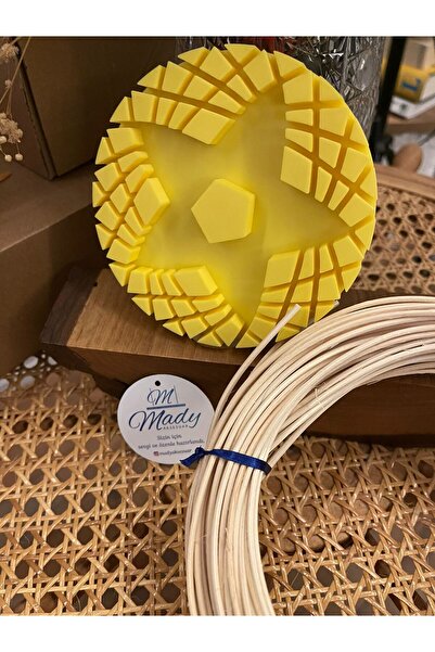 Mady Aksesuar Tijă de bambus naturală din miez de ratan 2 mm 100 gr și ratan ...