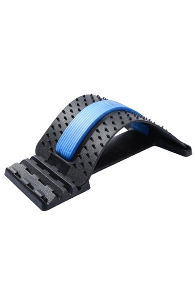 Bella Dispozitiv de Masaj Lombar si Stretching Bell™ cu Functie de Presopunctura si Stretching, Albastru