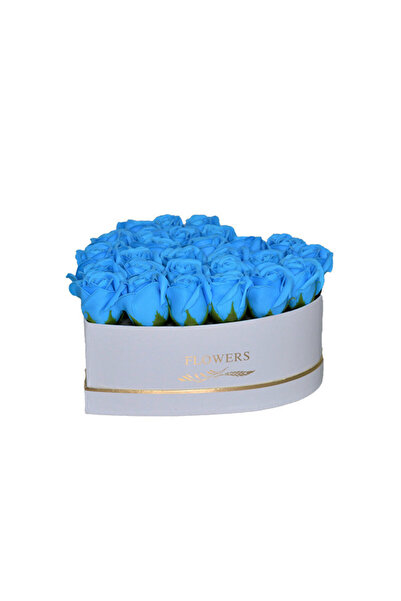 velve Heart floral arrangement with soap roses Special M, Turquoise