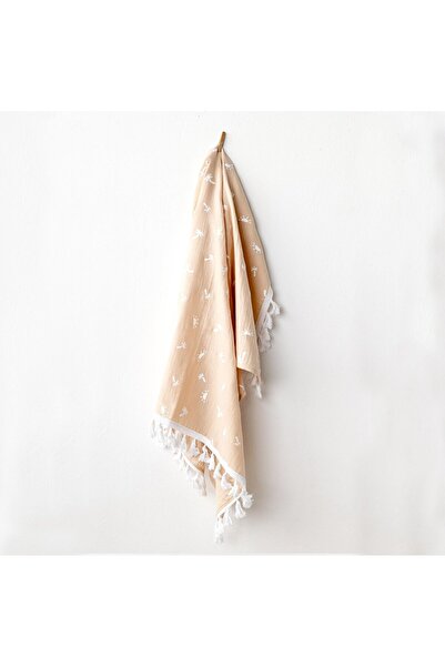 XO Kids Andywawa AC24514 Muslin Smil All Day 95x85 Baby Blanket Beige