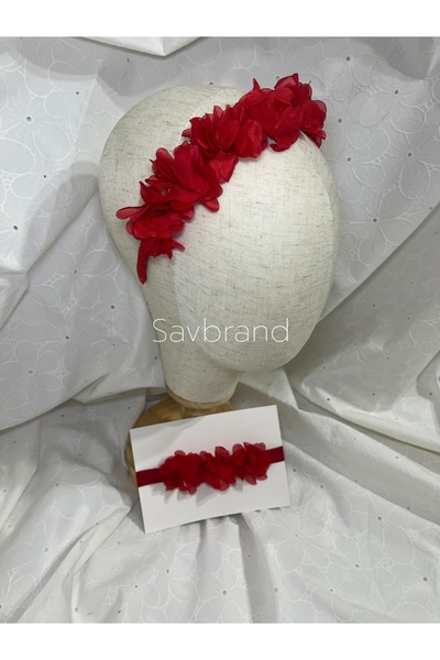 SavBrand Trendy Mother Daughter Hair Accessory Set - Baby Headband + Women's Crown