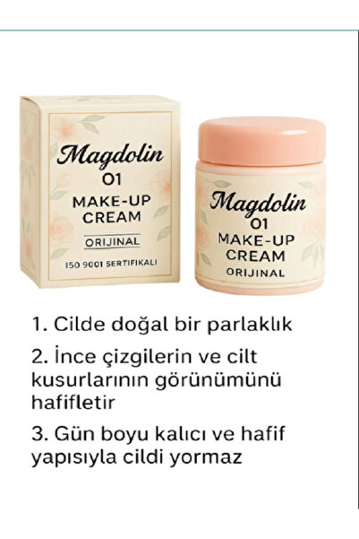 Magdolin Chale Make-up Cream 23 Gr 01 01 Cilt Kusurlarını Onarıcı+Kapatıcı Te...