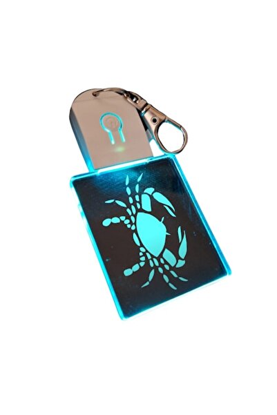 T&M Personalizare Breloc LED - Zodiac v1 Horoscop cu baterie, multicolor