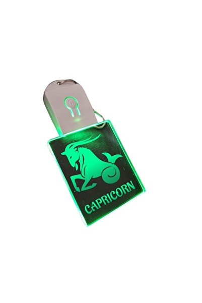 T&M Personalizare Breloc cu acril LED - Capricorn Zodiac-v2, Horoscop cu bate...