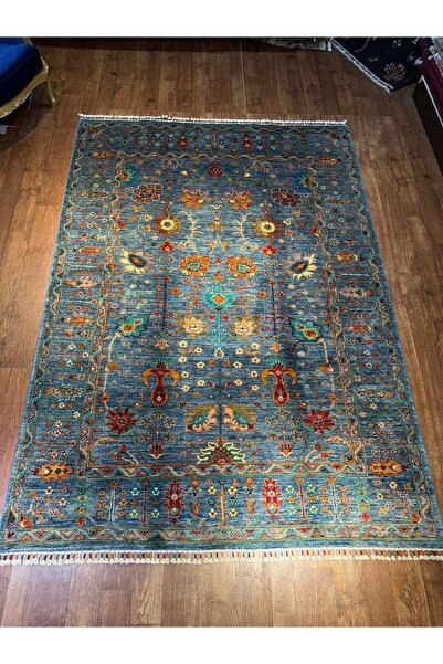 İpek El dokuma Afgan halısı