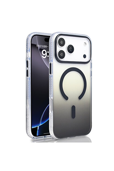 m.tk moveteck iPhone 17 Pro Kılıf Magsafe Şarj Özellikli Transparan Kozmik Tu...