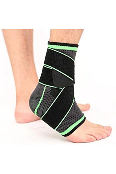 Bell Suport elastic pentru gleznă Flexx® cu curele de fixare, negru și verde