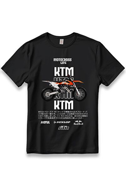 EZG Business تي شيرت KTM Motocross Motorcu موديل للجنسين مصنوع من القطن بنسبة...