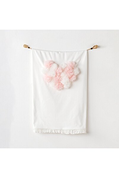 XO Kids Andywawa AC24502 Petit Love 90x85 Baby Blanket Ecru