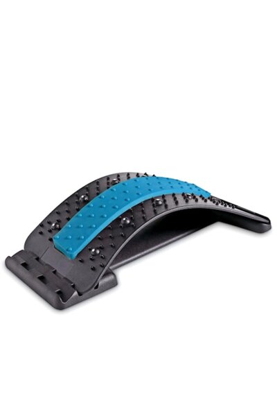 Bella Dispozitiv de Masaj Lombar si Stretching Bell™ cu Functie de Presopunctura si Stretching, Albastru