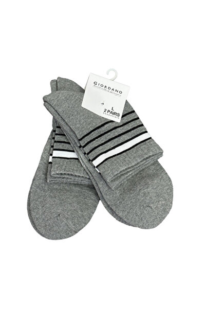 Giordano 2-Pack Cotton-Blend Mid-Length Socks – Essentials Collection