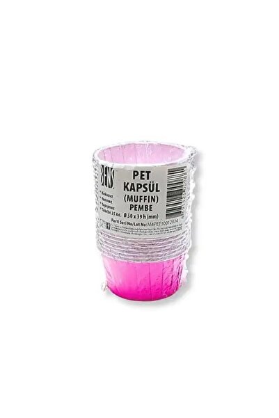 BENS Cake Paper Capsule Pet Pink 25 Pcs
