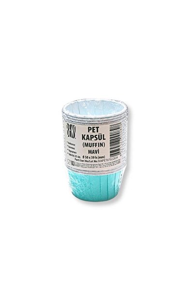 BENS Cake Paper Capsule Pet Blue 25 Pcs