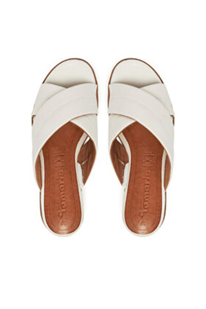 Tamaris Γυναικείες σαγιονάρες λευκές TAMARIS-1-27233-44 100 ΛΕΥΚΕΣ