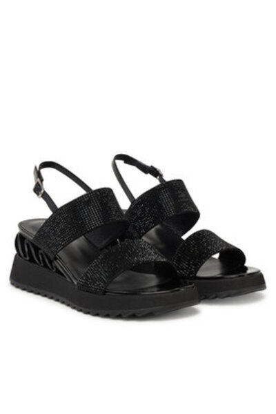 GOE Γυναικεία Σανδάλια μαύρα GOE-RR2N4255 ΜΑΥΡΑ