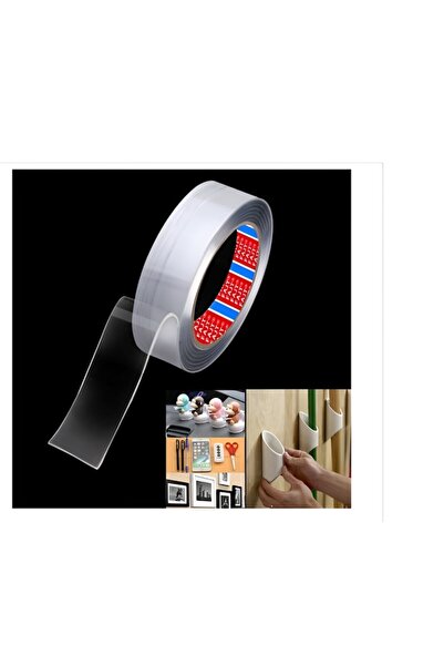 NEO Banda Dubla Adeziva Siliconica Transparenta, Rezistenta la Apa, 5 m,