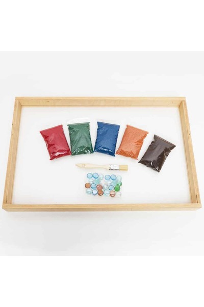 MORMI Tavă cu nisip colorat