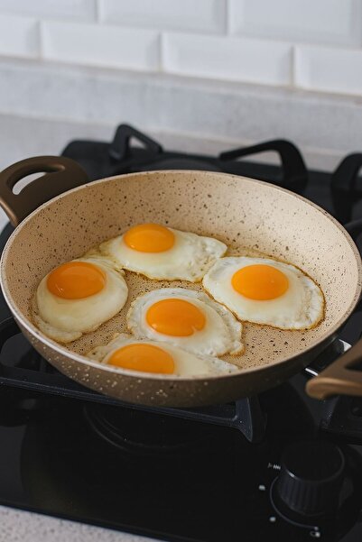 AKBELLİ GROUP مقلاة جرانيت مقاومة للحريق وغير لاصقة مقاس 24 سم