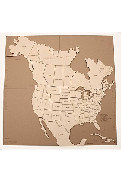 MORMI Hartă Puzzle - America de Nord