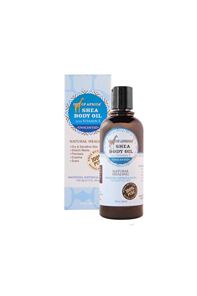 African Treasure زيت الجسم بزبدة الشيا من أوت أوف أفريكا - بدون رائحة (زجاجة ...
